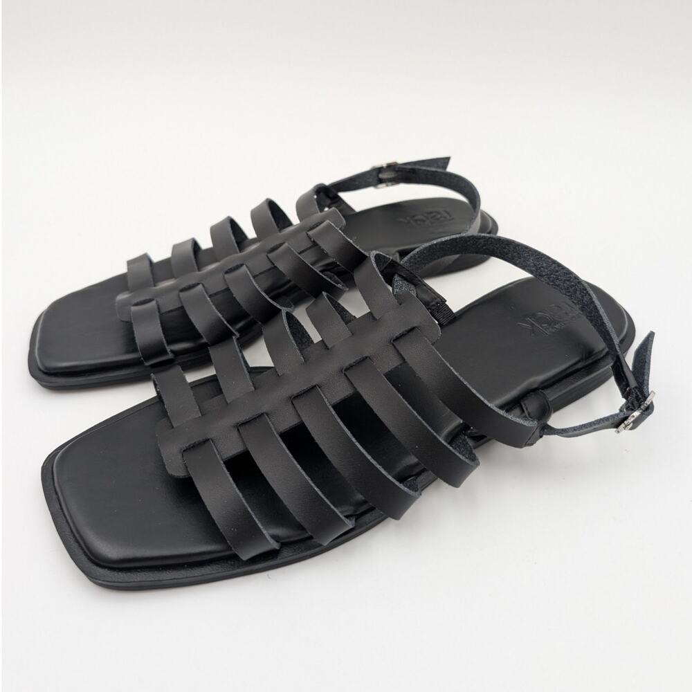 Nordstrom Rack Hugo Flat Sandal Slingback Women’s Black Size US8.5M EU39